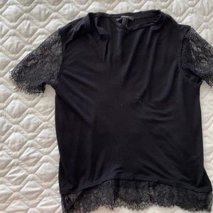 Forever 21 lace detailed tee